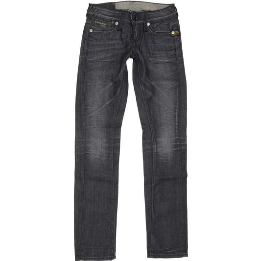 G-Star Core Women Blue Straight Slim Stretch Jeans W26 L32