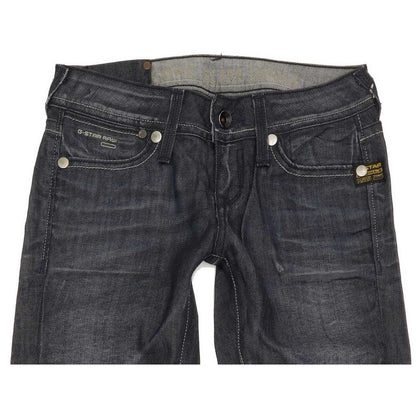 G-Star Core Women Blue Straight Slim Stretch Jeans W26 L32