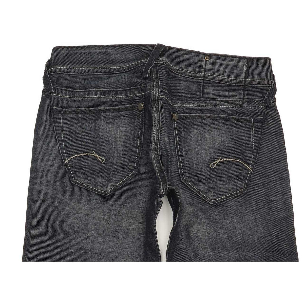 G-Star Core Women Blue Straight Slim Stretch Jeans W26 L32