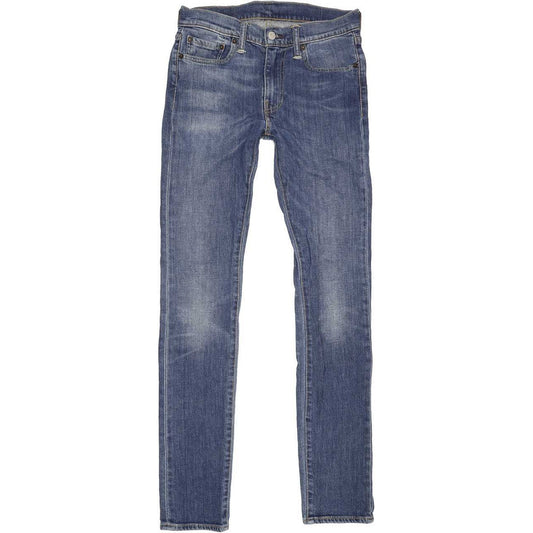Levi's 519 Men Blue Skinny Slim Stretch Jeans W30 L33