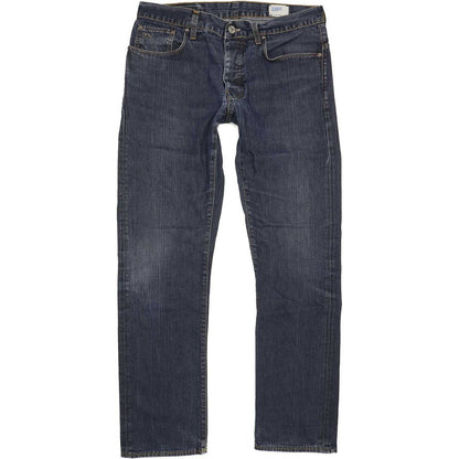 G-Star 3301 Men Blue Straight Slim Jeans W36 L31