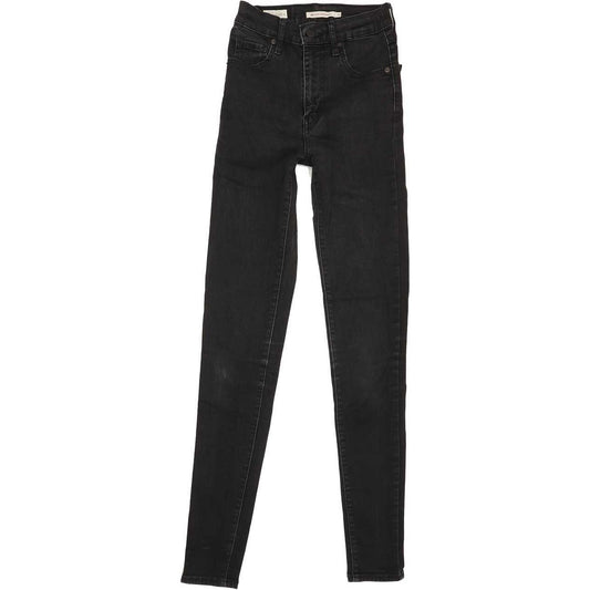 Levi's Mile High Rise Women Black Skinny Stretch Jeans W25 L31