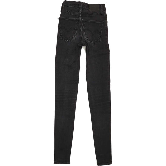 Levi's Mile High Rise Women Black Skinny Stretch Jeans W25 L31