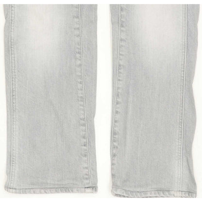 G-Star Heller Women Grey Straight Slim Stretch Jeans W29 L30
