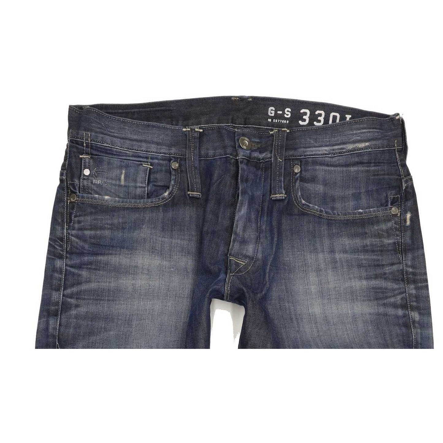 G-Star Victor Men Blue Straight Regular Jeans W34 L32