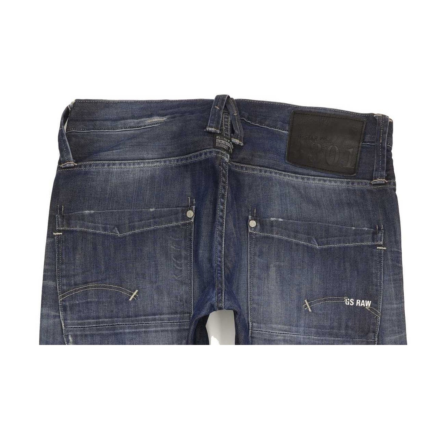 G-Star Victor Men Blue Straight Regular Jeans W34 L32