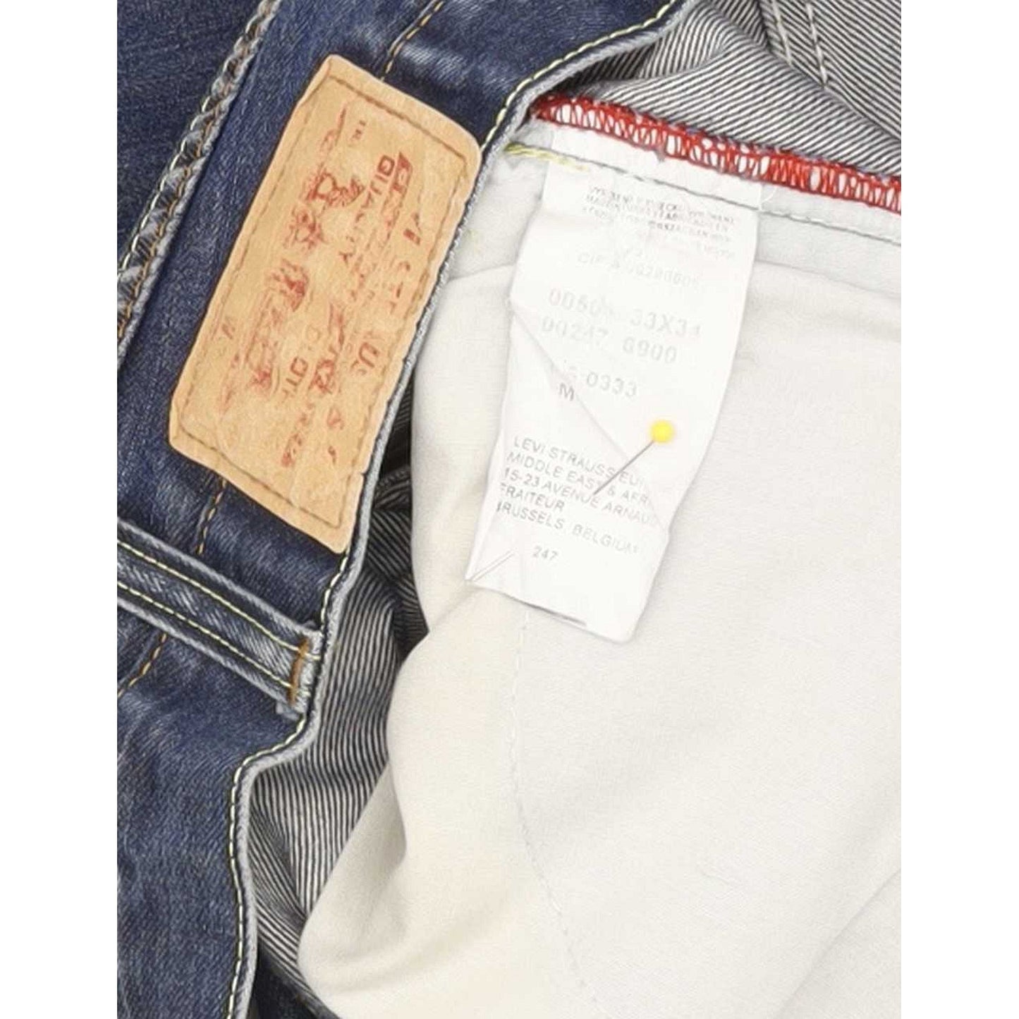 Levi's 506 Men Blue Straight Regular Jeans W33 L28