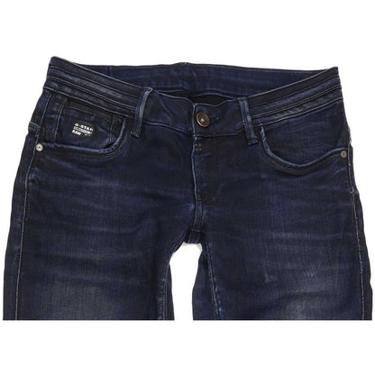 G-Star Women Blue Straight Slim Jeans W28 L29