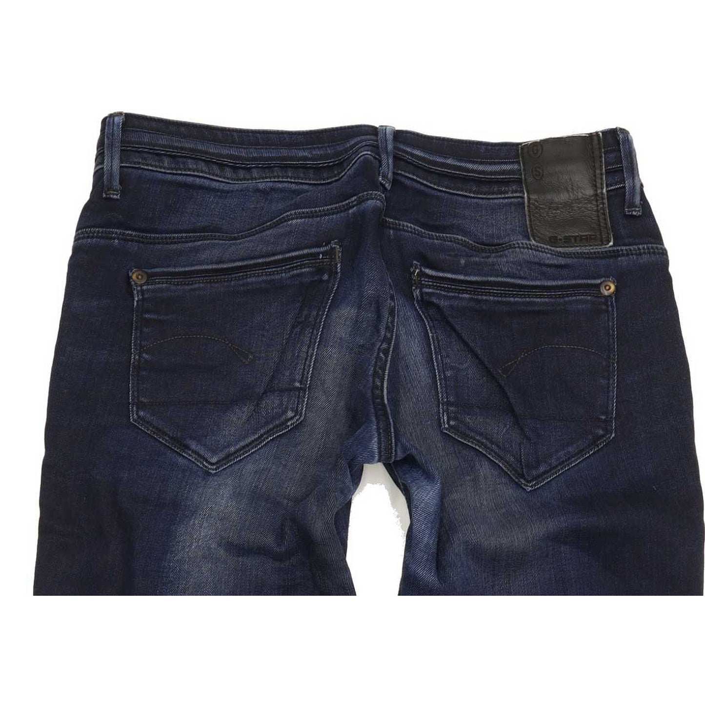 G-Star Women Blue Straight Slim Jeans W28 L29