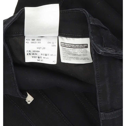 Levi's 711 Women Black Skinny Slim Stretch Jeans W27 L30