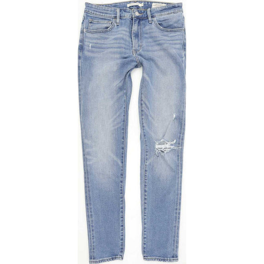 Levi's 721 High Rise Women Blue Skinny Slim Stretch Jeans W28 L30