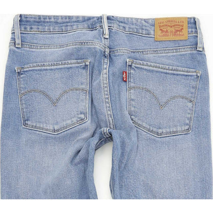 Levi's 721 High Rise Women Blue Skinny Slim Stretch Jeans W28 L30