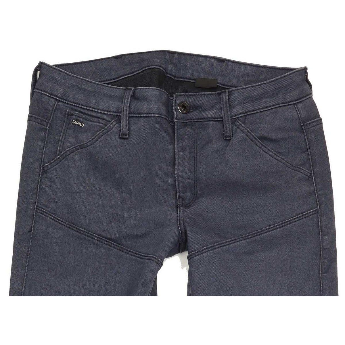 G-Star Staq 3D Mid Women Blue Skinny Regular Stretch Jeans W29 L32