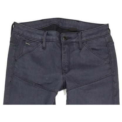 G-Star Staq 3D Mid Women Blue Skinny Regular Stretch Jeans W29 L32