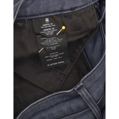 G-Star Staq 3D Mid Women Blue Skinny Regular Stretch Jeans W29 L32
