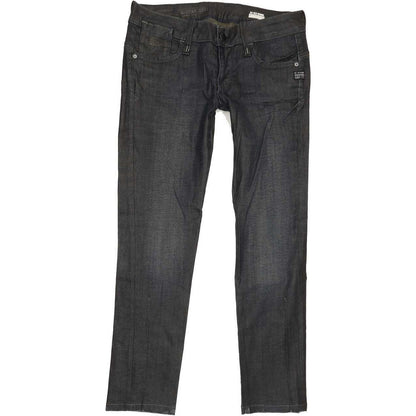 G-Star Elect Women Navy Straight Slim Jeans W29 L26