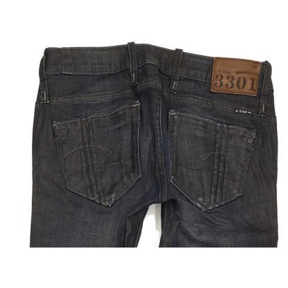 G-Star Elect Women Navy Straight Slim Jeans W29 L26