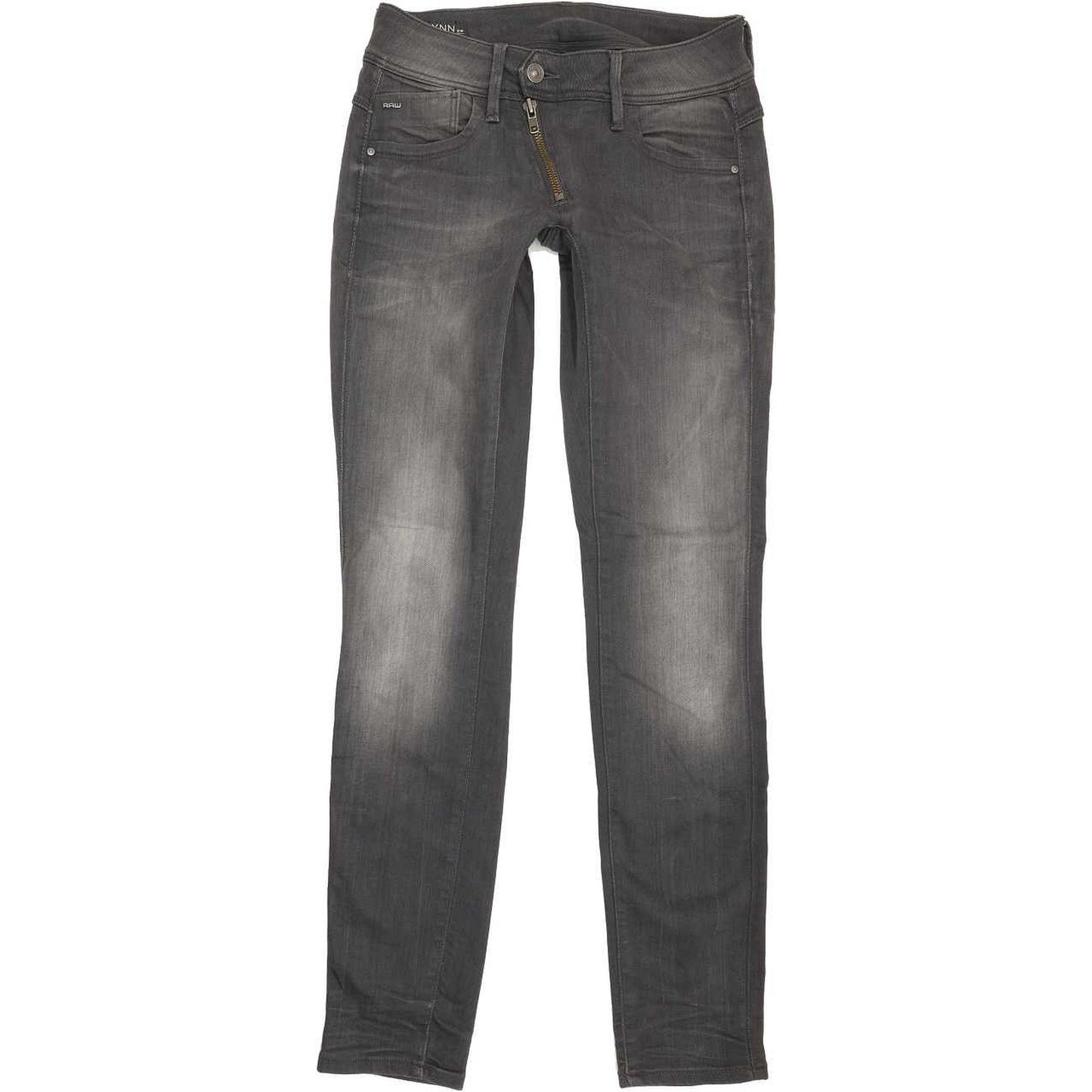 G-Star Lynn Women Grey Skinny Slim Stretch Jeans W26 L31
