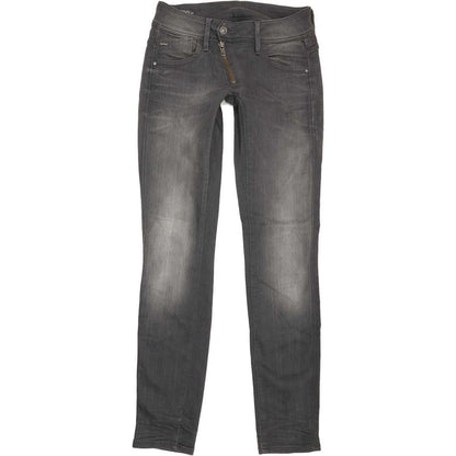 G-Star Lynn Women Grey Skinny Slim Stretch Jeans W26 L31