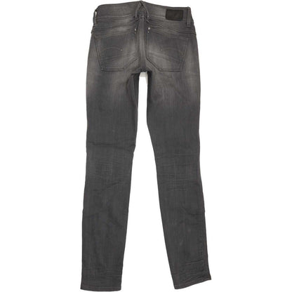 G-Star Lynn Women Grey Skinny Slim Stretch Jeans W26 L31