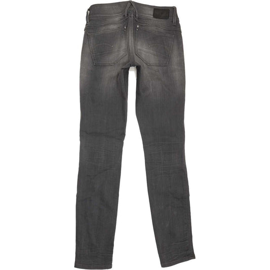 G-Star Lynn Women Grey Skinny Slim Stretch Jeans W26 L31