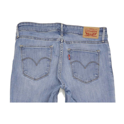 Levi's 711 Women Blue Skinny Regular Stretch Jeans W28 L30