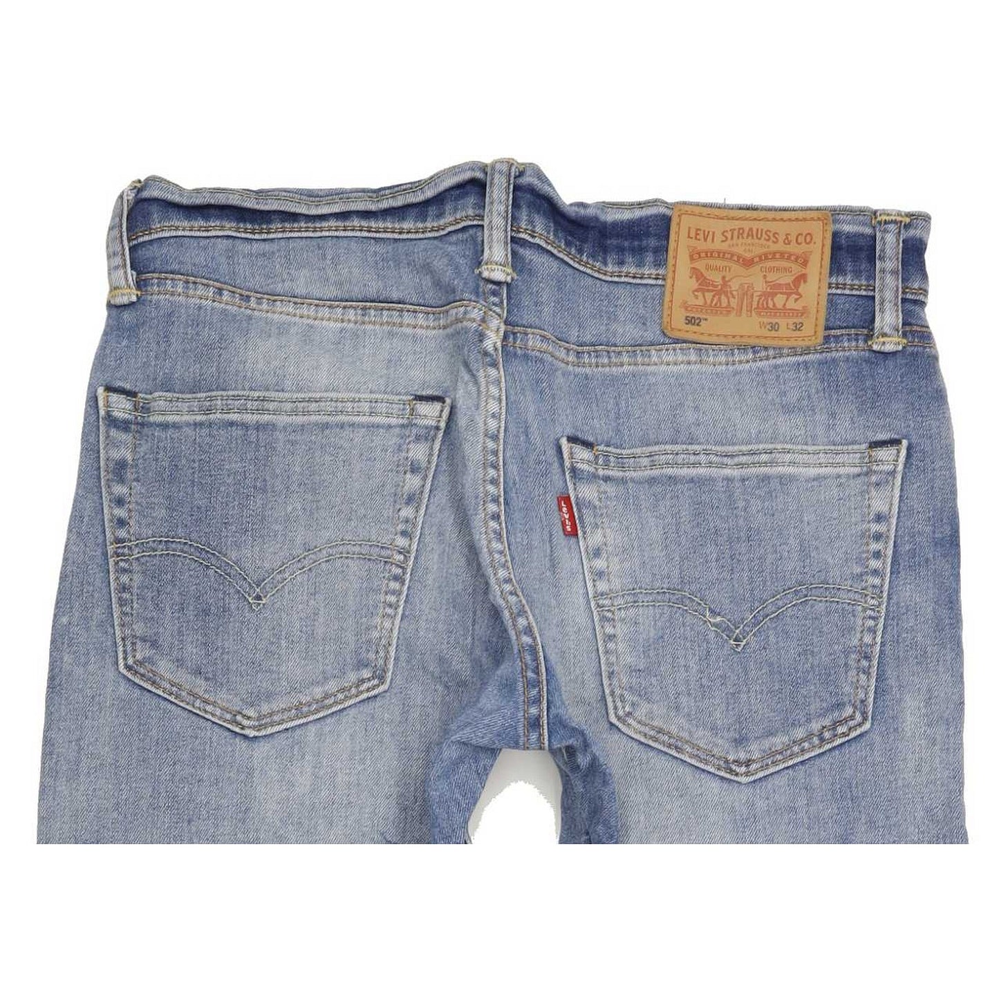 Levi's 502 Men Blue Tapered Regular Stretch Jeans W31 L31