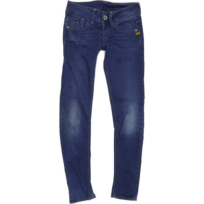 G-Star Women Blue Skinny Slim Jeans W26 L28