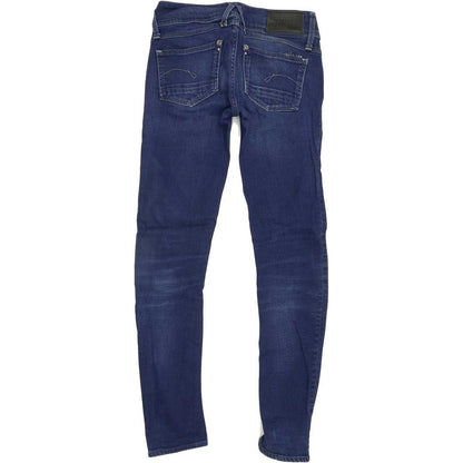 G-Star Women Blue Skinny Slim Jeans W26 L28