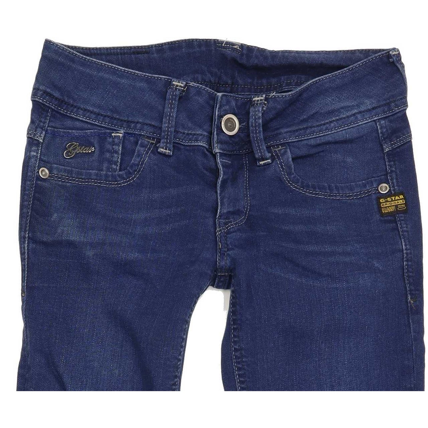 G-Star Women Blue Skinny Slim Jeans W26 L28