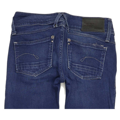 G-Star Women Blue Skinny Slim Jeans W26 L28