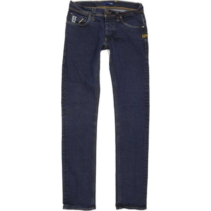 G-Star Defend Super Women Blue Straight Slim Stretch Jeans W29 L31