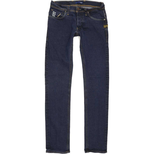 G-Star Defend Super Women Blue Straight Slim Stretch Jeans W29 L31