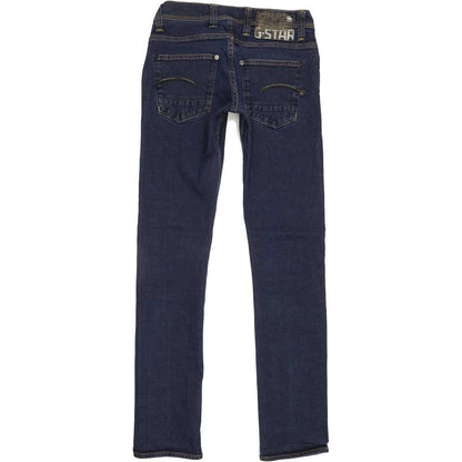 G-Star Defend Super Women Blue Straight Slim Stretch Jeans W29 L31