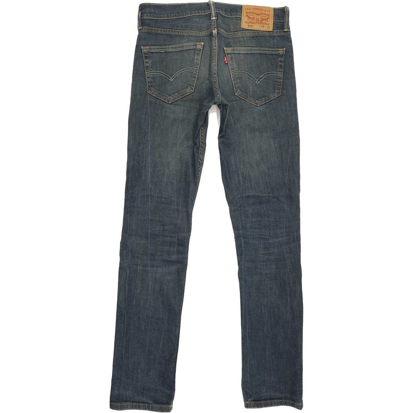 Levi's 511 Men Blue Straight Slim Stretch Jeans W29 L31
