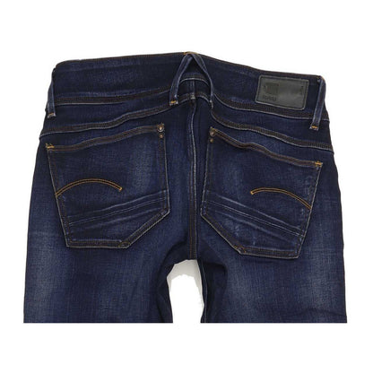 G-Star Lynn Mid Women Blue Skinny Slim Jeans W26 L30