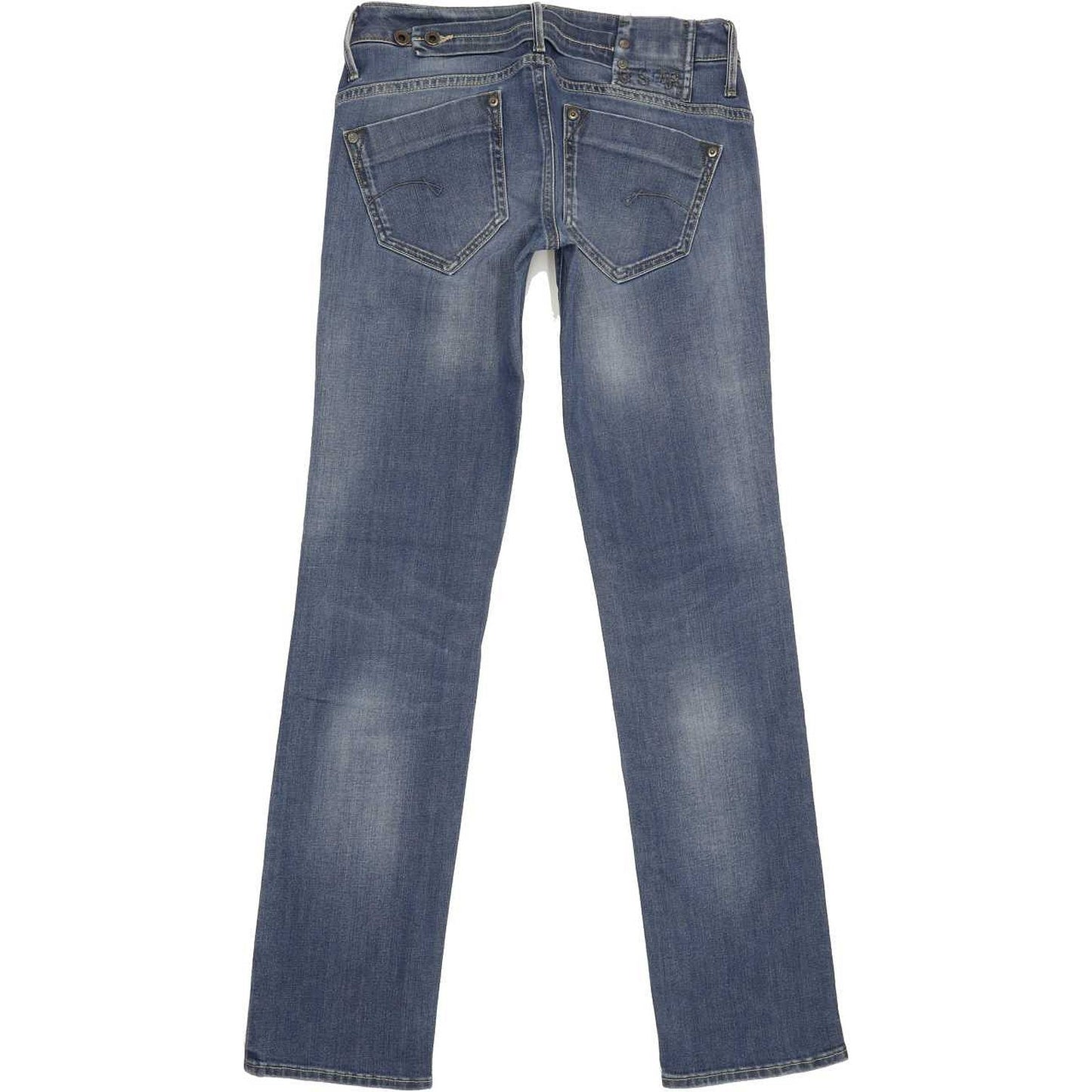 G-Star Midge Women Blue Straight Slim Jeans W27 L31