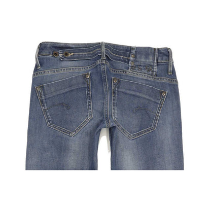 G-Star Midge Women Blue Straight Slim Jeans W27 L31