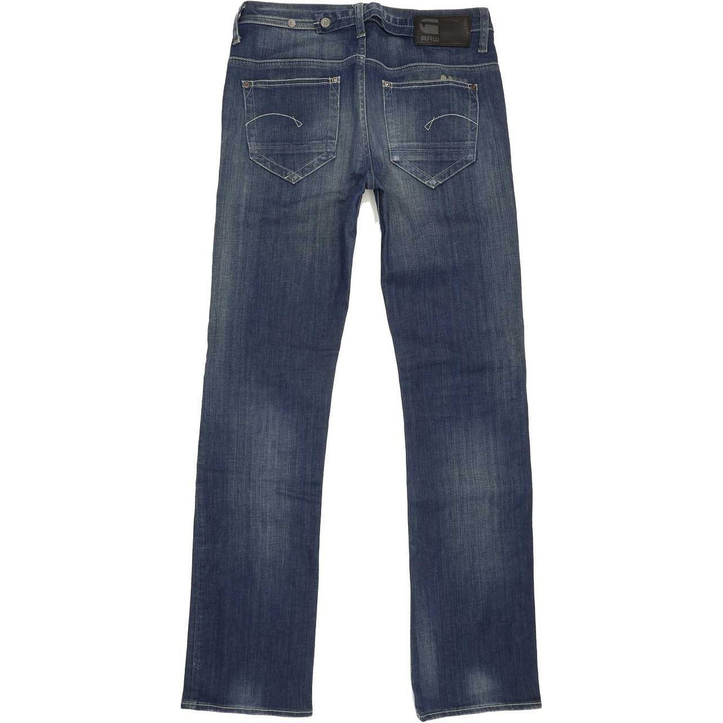 G-Star Lyric Women Blue Straight Loose Stretch Jeans W27 L34