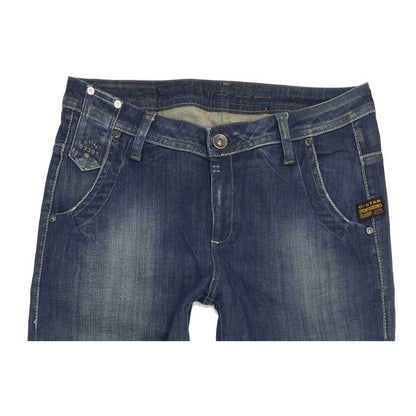 G-Star Lyric Women Blue Straight Loose Stretch Jeans W27 L34