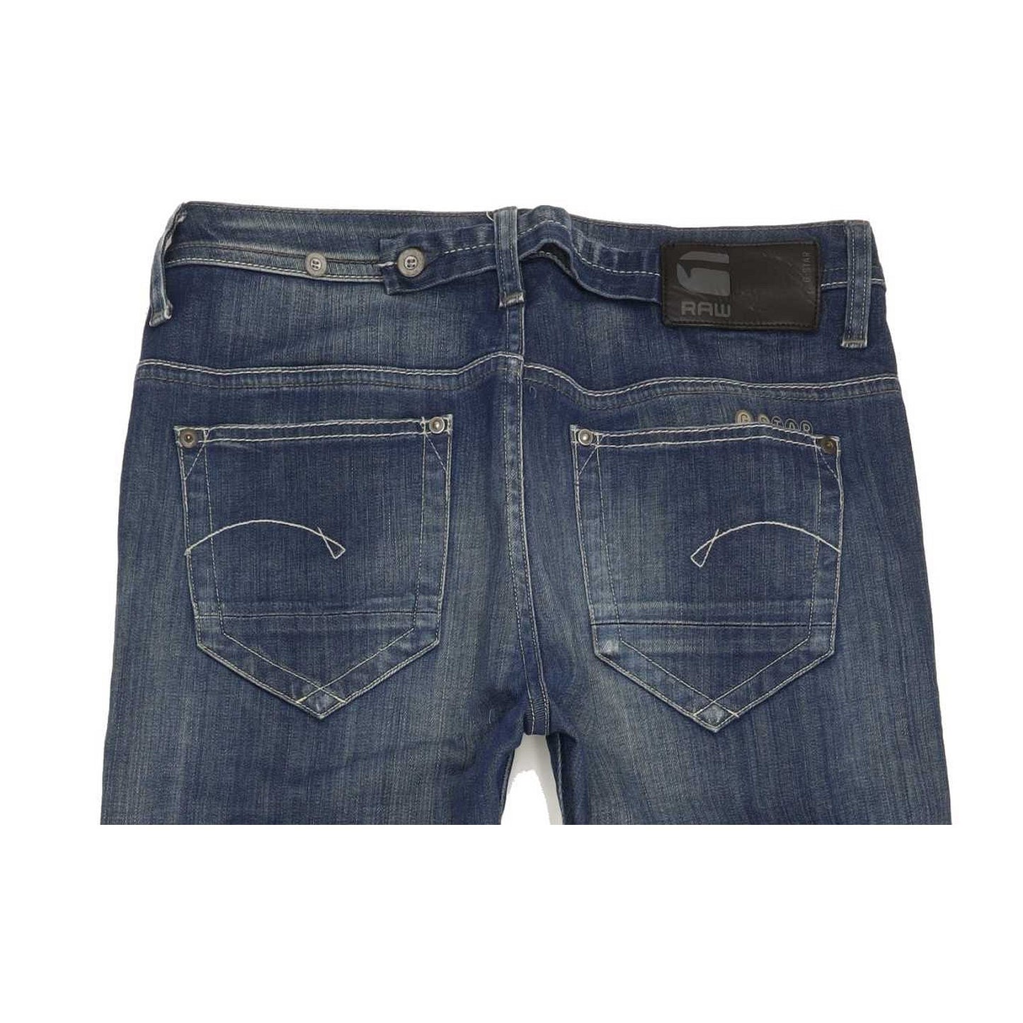G-Star Lyric Women Blue Straight Loose Stretch Jeans W27 L34