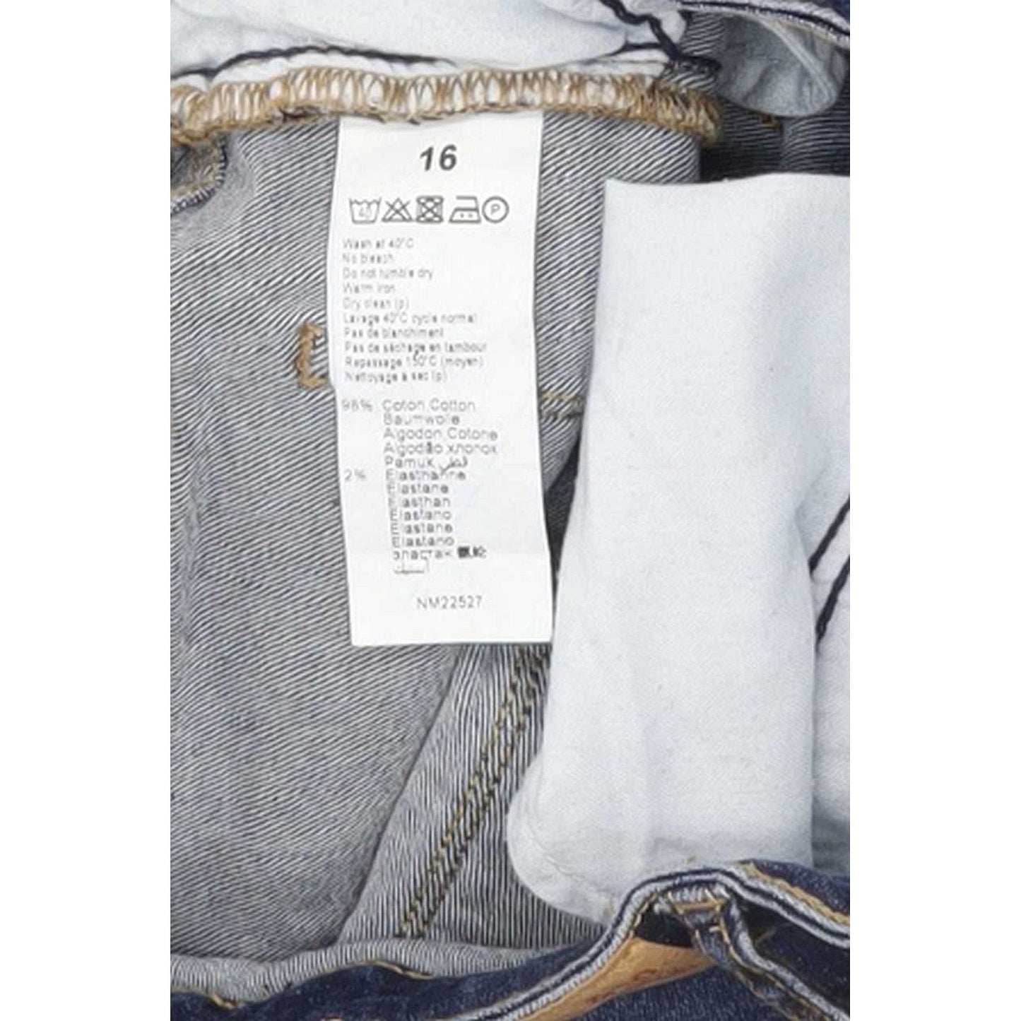 Levi's 711 Kids Blue Skinny Regular Stretch Jeans W26 L32