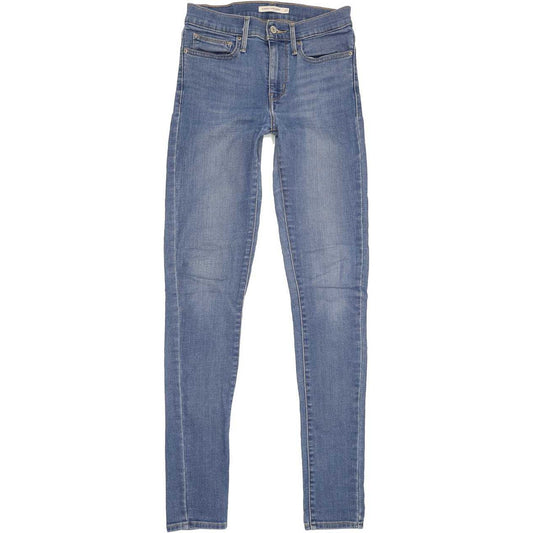 Levi's Slimming Super Women Blue Skinny Regular Jeans W27 L32