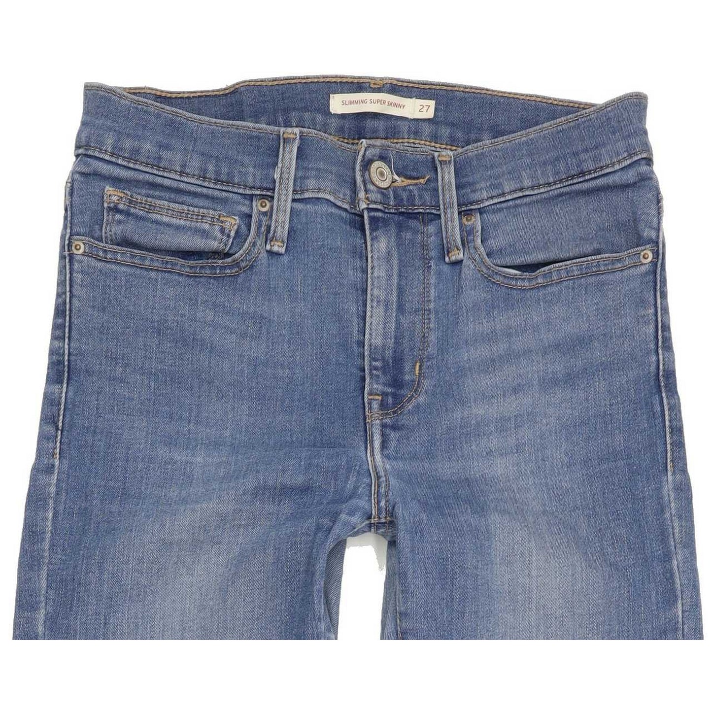 Levi's Slimming Super Women Blue Skinny Regular Jeans W27 L32