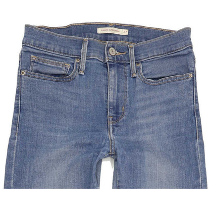 Levi's Slimming Super Women Blue Skinny Regular Jeans W27 L32
