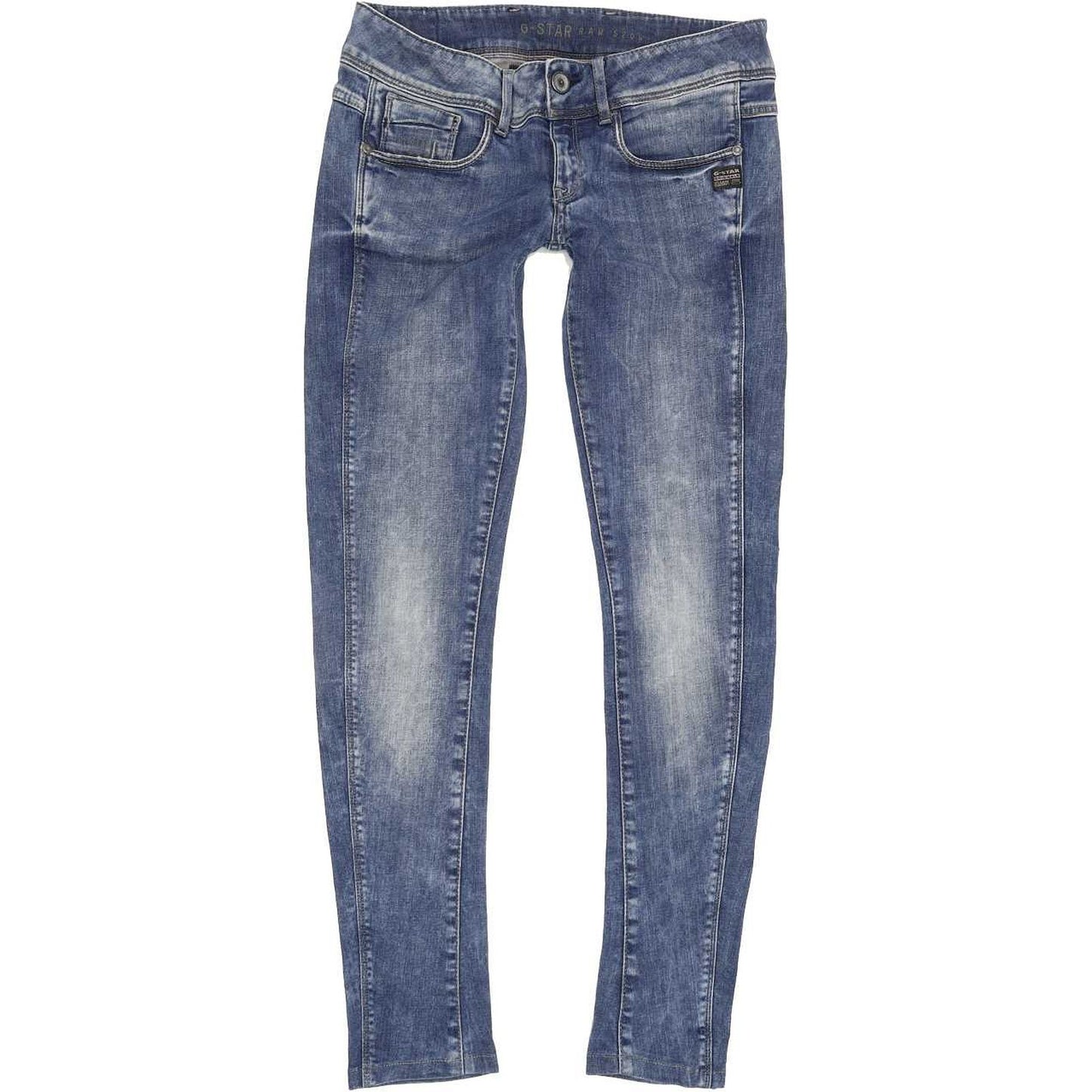 G-Star Women Blue Skinny Slim Jeans W28 L29