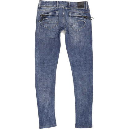 G-Star Women Blue Skinny Slim Jeans W28 L29