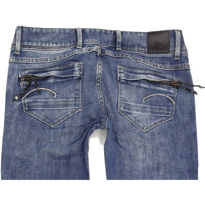 G-Star Women Blue Skinny Slim Jeans W28 L29