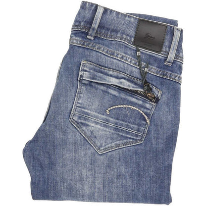 G-Star Women Blue Skinny Slim Jeans W28 L29
