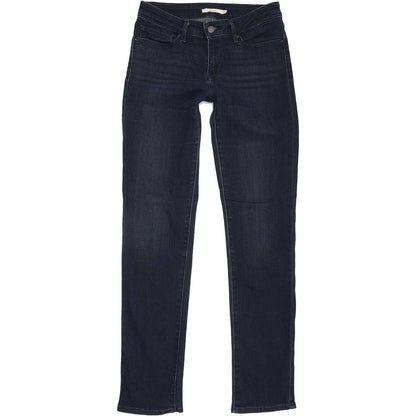 Levi's 712 Women Blue Straight Slim Stretch Jeans W27 L31